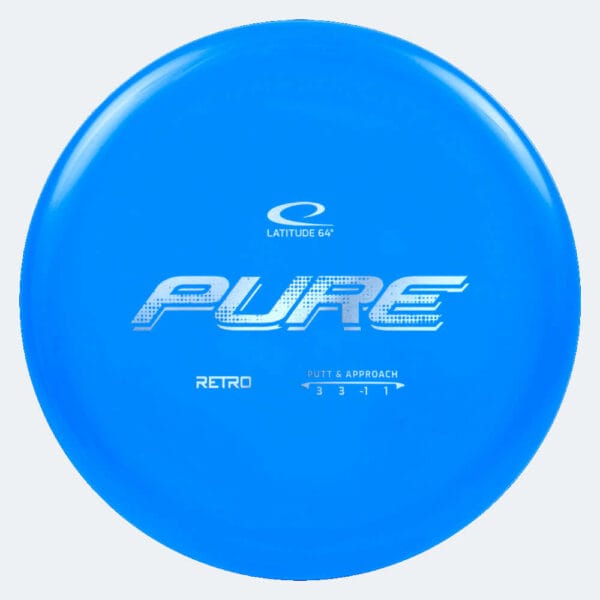 Latitude 64° Pure in blau, im Retro Kunststoff und ohne Spezialeffekt