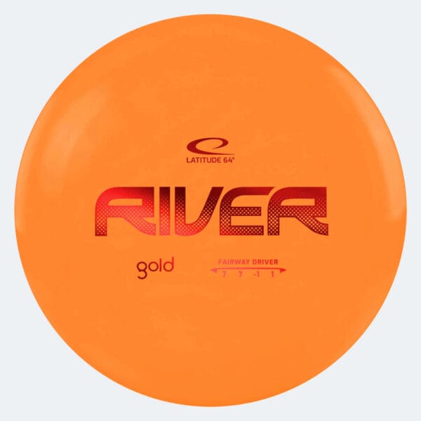 Latitude 64° River in orange, im Gold Kunststoff und ohne Spezialeffekt