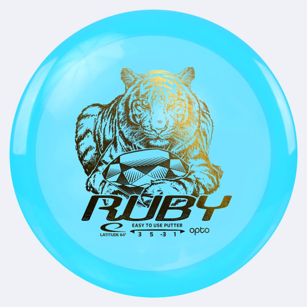 Latitude 64° Ruby in turquoise, opto plastic