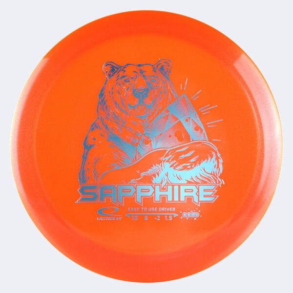 Latitude 64° Sapphire in classic-orange, opto glimmer plastic