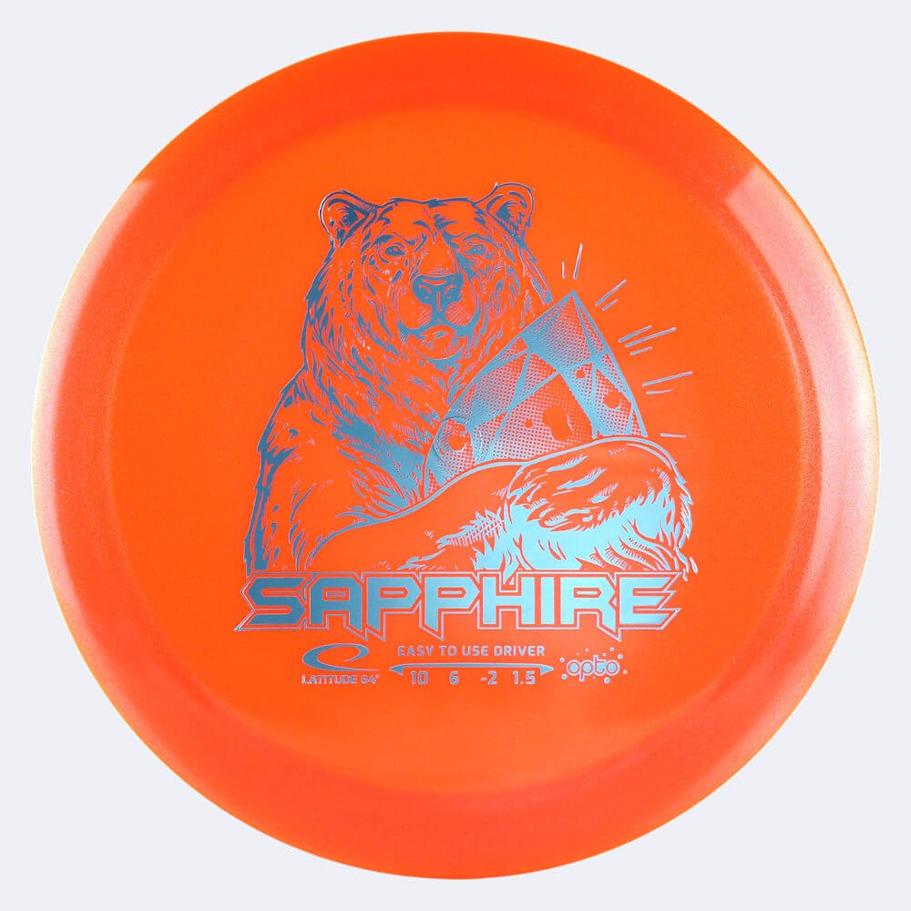 Latitude 64° Sapphire in classic-orange, opto glimmer plastic