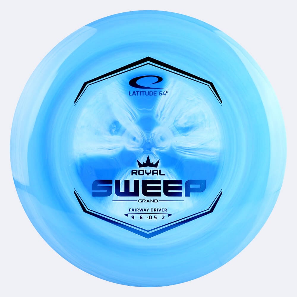 Latitude 64° Sweep in blau, im Royal Grand Kunststoff und ohne Spezialeffekt