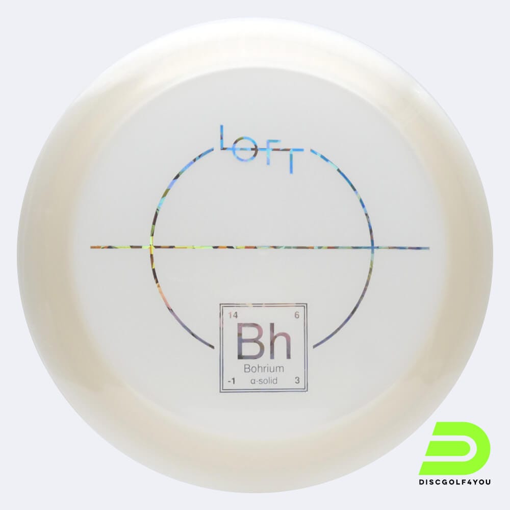 Loft Discs Bohrium in weiss, im alpha-solid Kunststoff und ohne Spezialeffekt