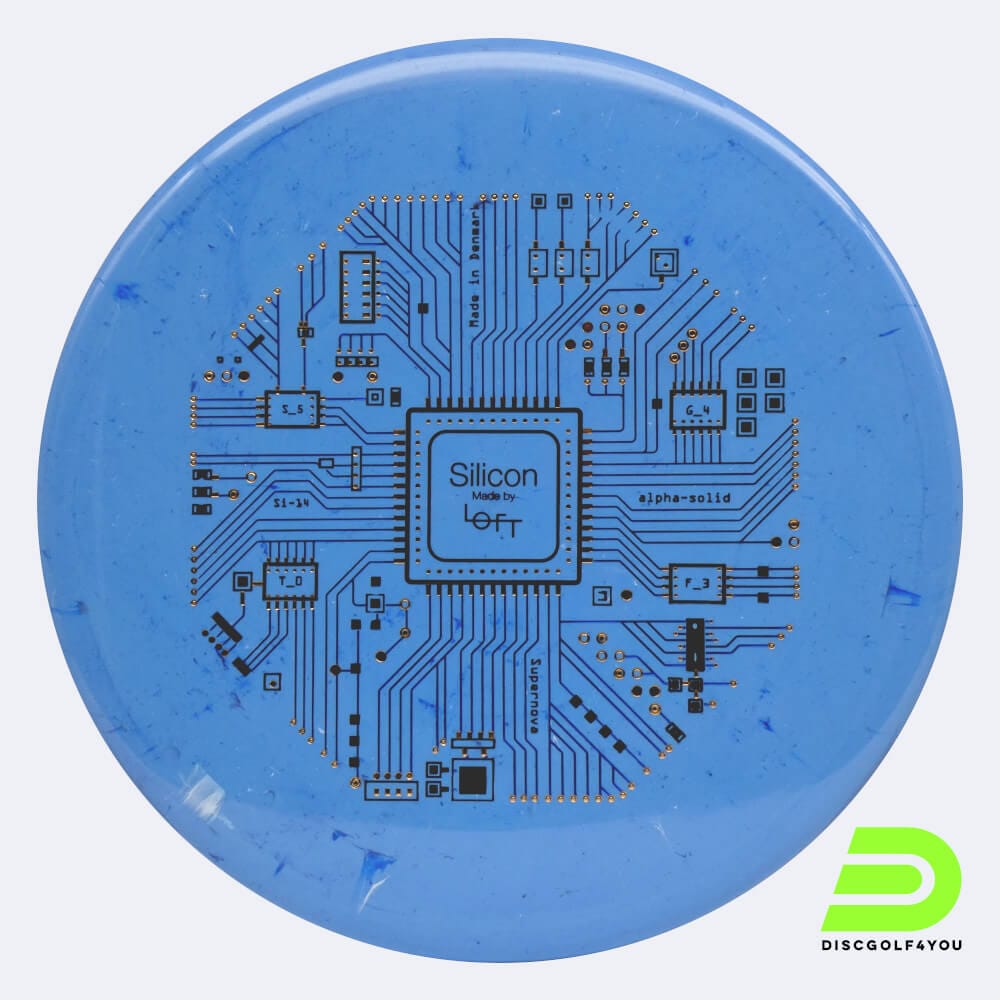 Loft Discs Silicon in hellblau, im Supernova Kunststoff und ohne Spezialeffekt