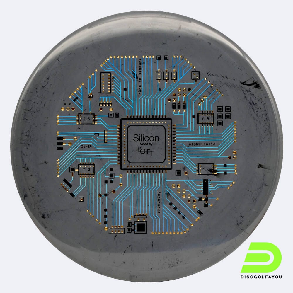 Loft Discs Silicon in grau, im Supernova Kunststoff und ohne Spezialeffekt