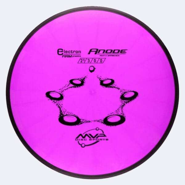 MVP Anode in pink, electron firm plastic