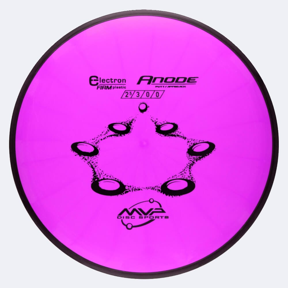 MVP Anode in pink, electron firm plastic