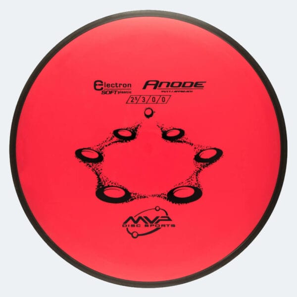 MVP Anode in red, electron soft plastic