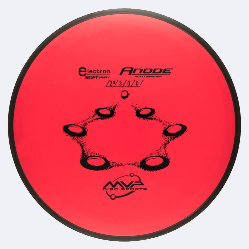 MVP Anode in red, electron soft plastic