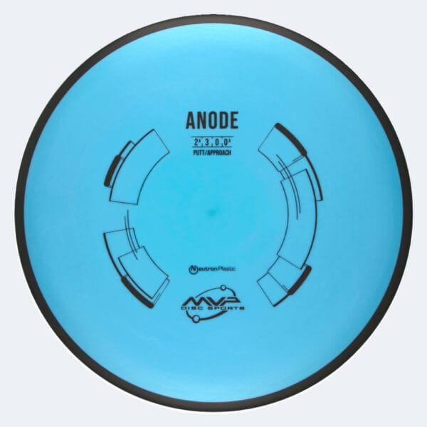 MVP Anode in light-blue, neutron plastic