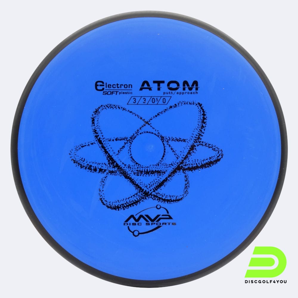 MVP Atom in blue, electron soft plastic