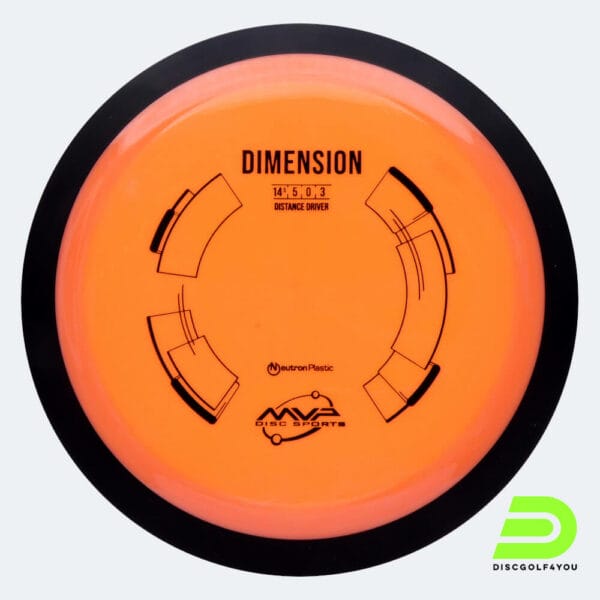 MVP Dimension in orange, im Neutron Kunststoff und ohne Spezialeffekt