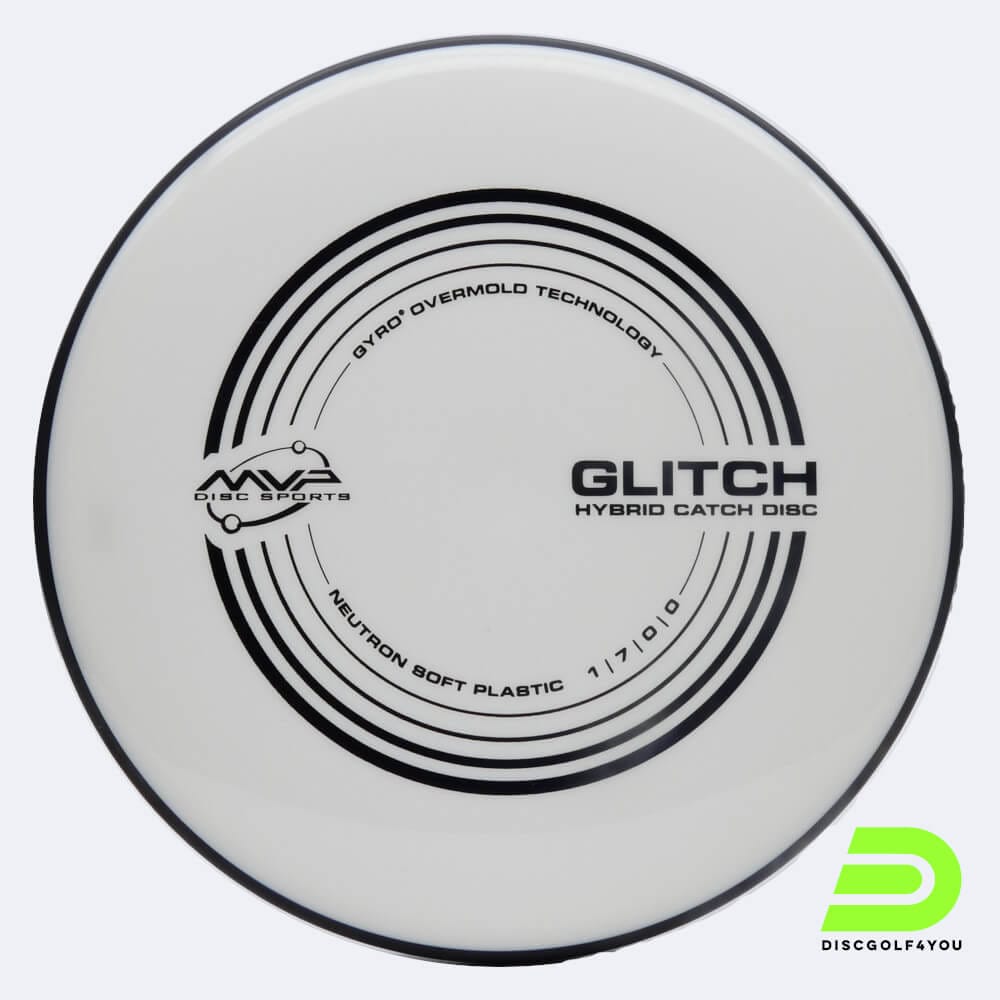 MVP Glitch in white, soft neutron plastic