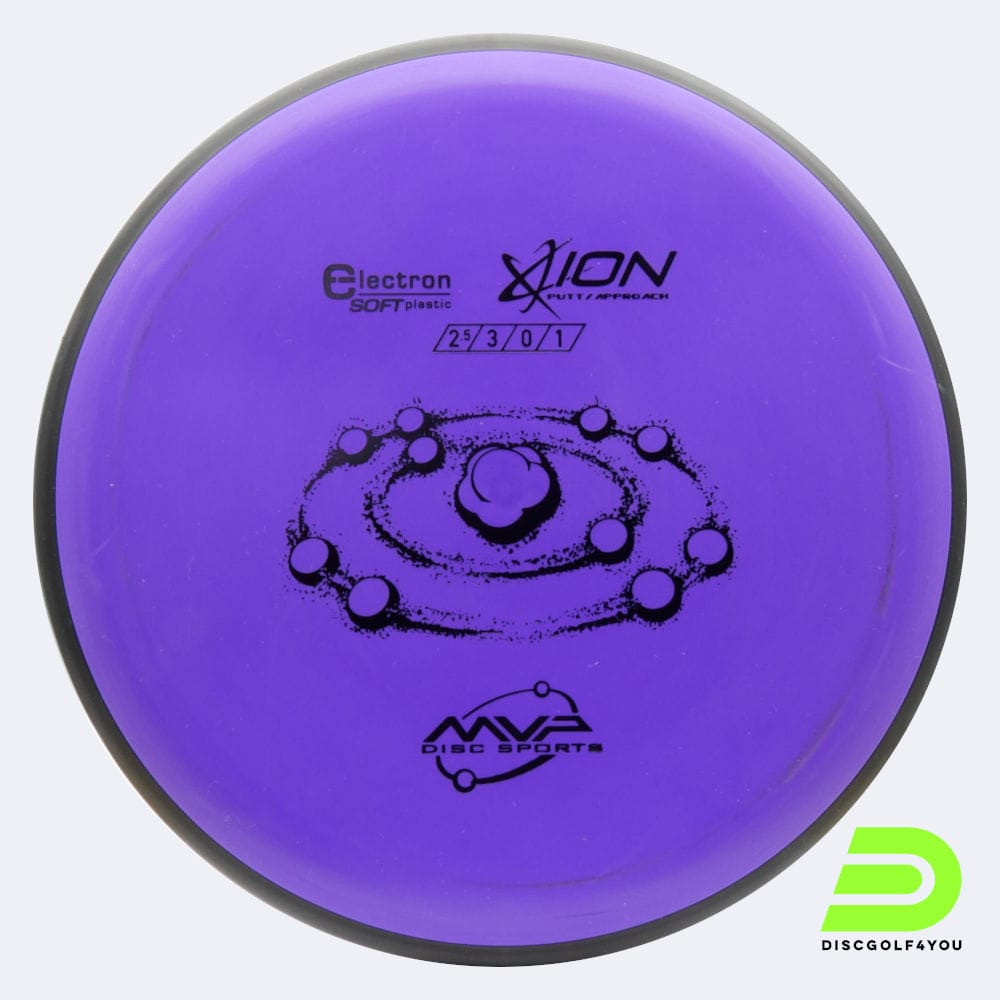 MVP Ion in purple, electron soft plastic