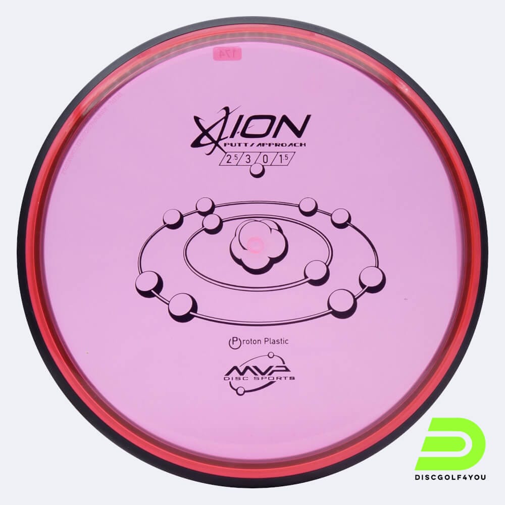 MVP Ion in pink, proton plastic