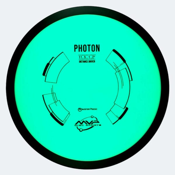 MVP Photon in turquoise, neutron plastic and burst effect