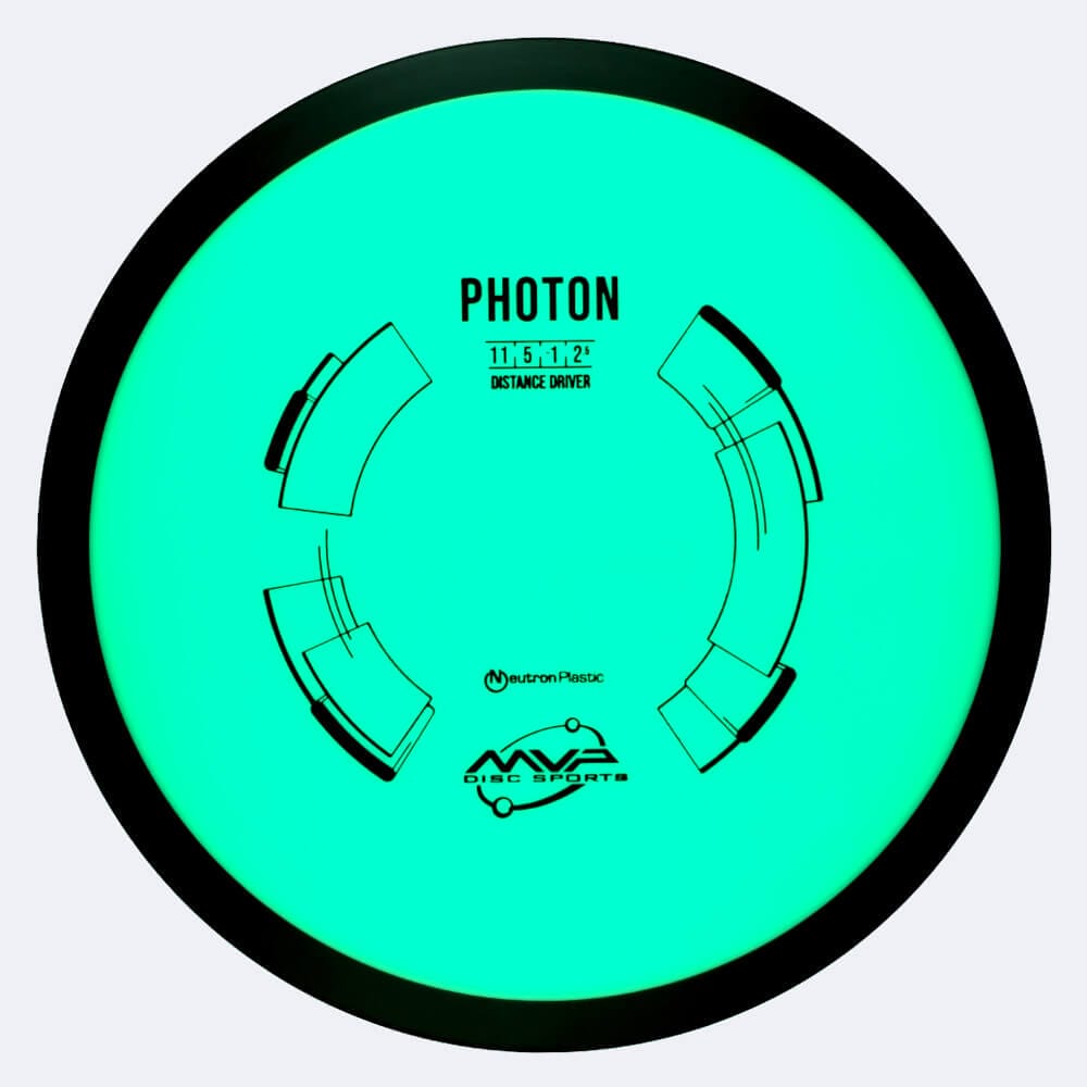 MVP Photon in turquoise, neutron plastic and burst effect