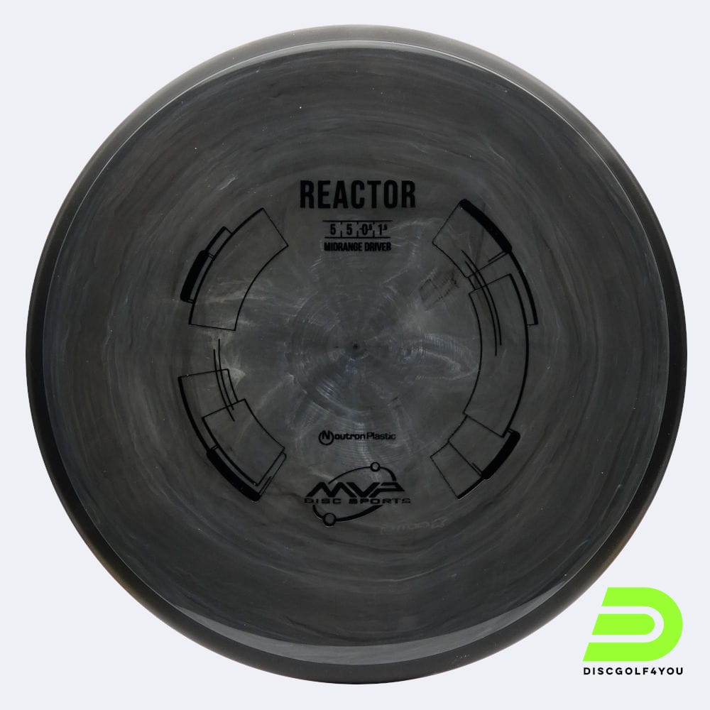 MVP Reactor in grey, neutron plastic