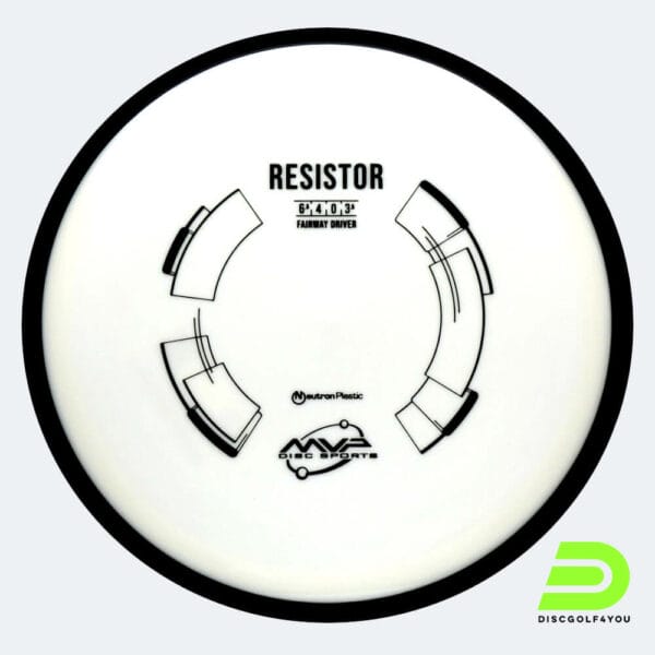 MVP Resistor in white, neutron plastic