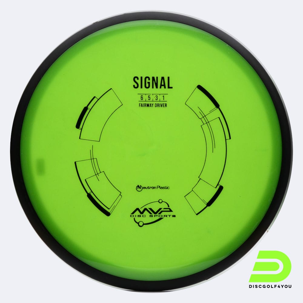 MVP Signal in green, neutron plastic