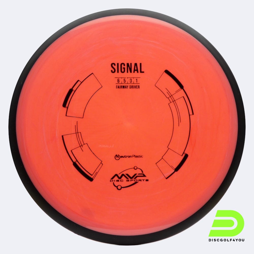 MVP Signal in pink, neutron plastic