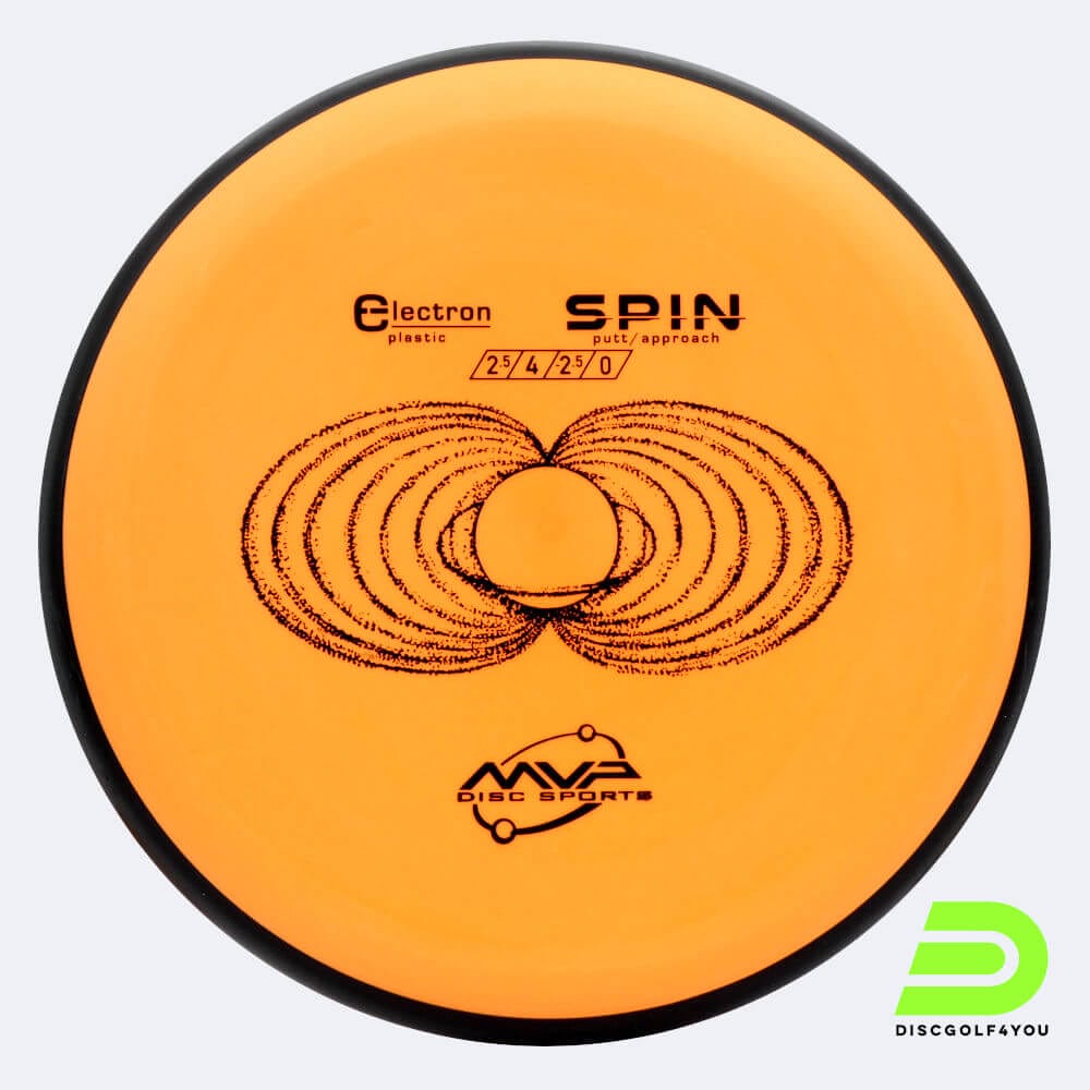 MVP Spin in orange, im Electron Kunststoff und ohne Spezialeffekt