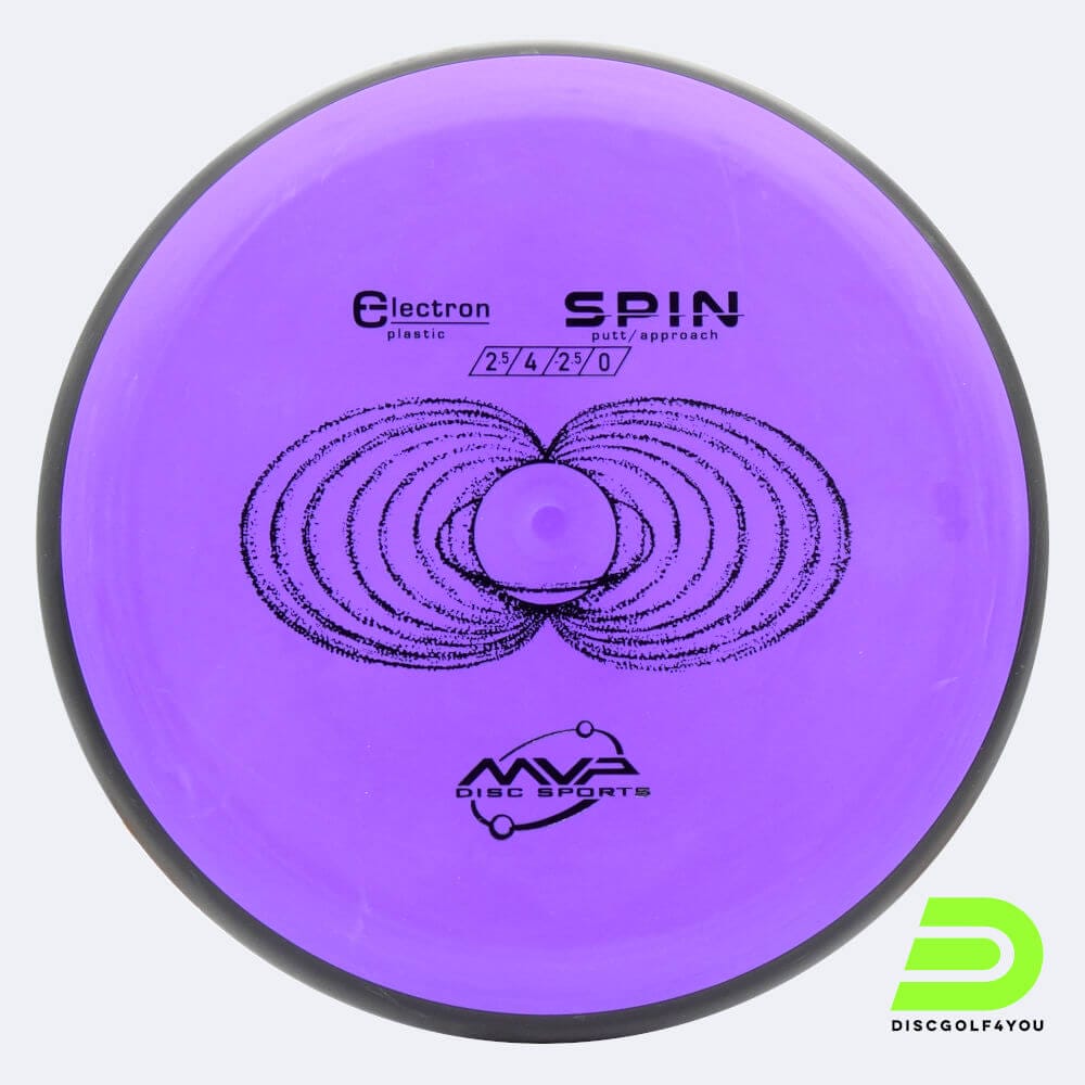 MVP Spin in violett, im Electron Kunststoff und ohne Spezialeffekt