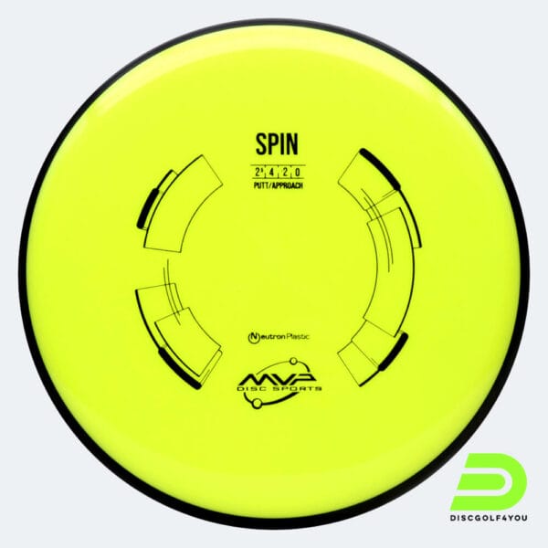 MVP Spin in gelb, im Neutron Kunststoff und ohne Spezialeffekt