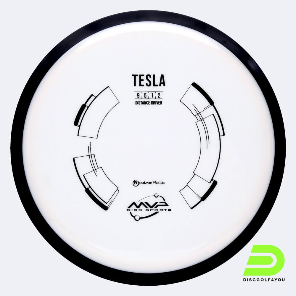 MVP Tesla in white, neutron plastic