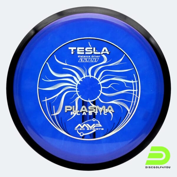MVP Tesla in blue, plasma plastic