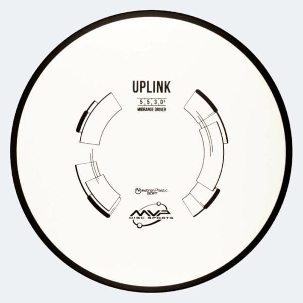 MVP Uplink in white, soft neutron plastic