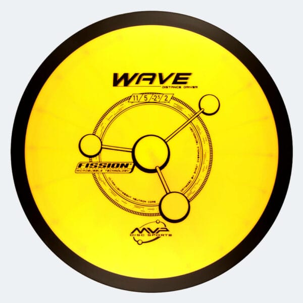 MVP Wave in gelb, im Fission Kunststoff und ohne Spezialeffekt