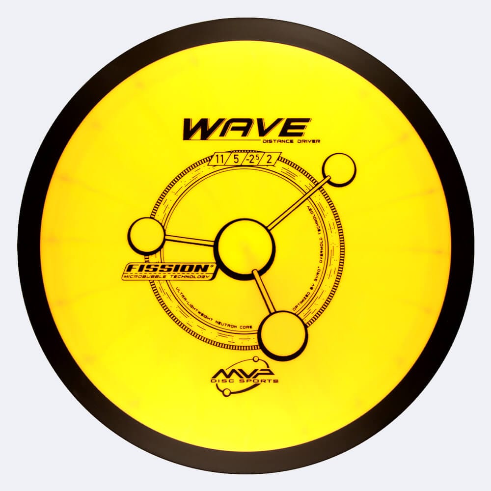 MVP Wave in gelb, im Fission Kunststoff und ohne Spezialeffekt
