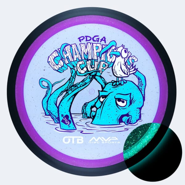 MVP Wave OTB Open in violett, im Particle Glow Proton Kunststoff und glow Spezialeffekt