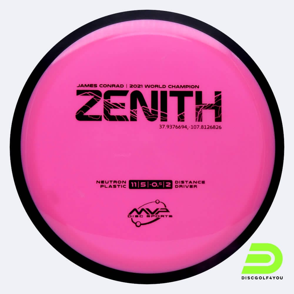 MVP Zenith in pink, neutron plastic