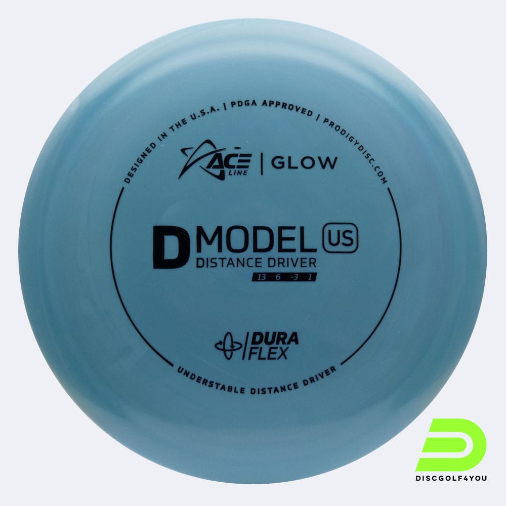 Prodigy ACE Line D US in blau, im Duraflex GLOW Kunststoff und glow Spezialeffekt
