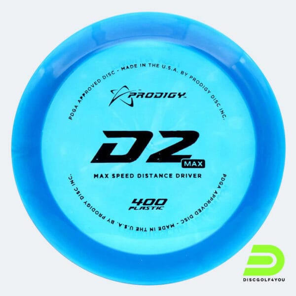 Prodigy D2 MAX in blue, 400 plastic