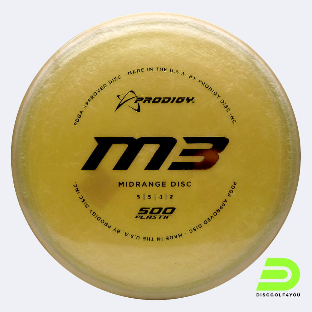 Prodigy M3 in gold, 500 plastic