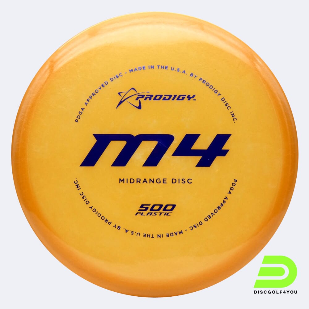 Prodigy M4 in orange, im 500 Kunststoff und ohne Spezialeffekt