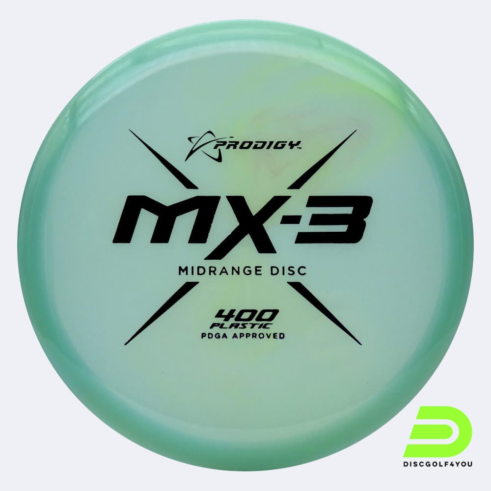 Prodigy MX-3 in türkis, im 400 Kunststoff und ohne Spezialeffekt