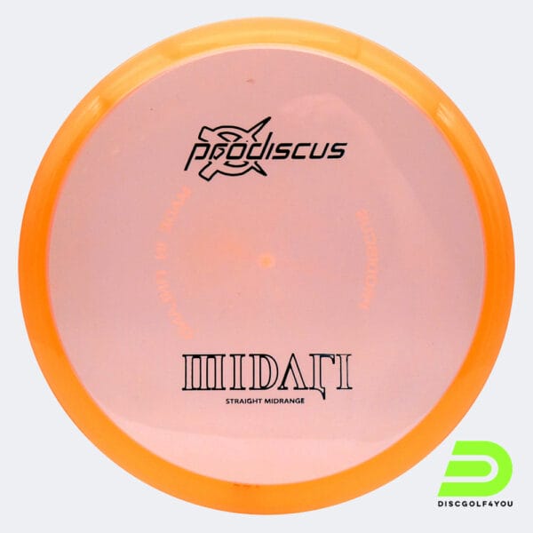 Prodiscus Midari in orange, im Premium Kunststoff und ohne Spezialeffekt