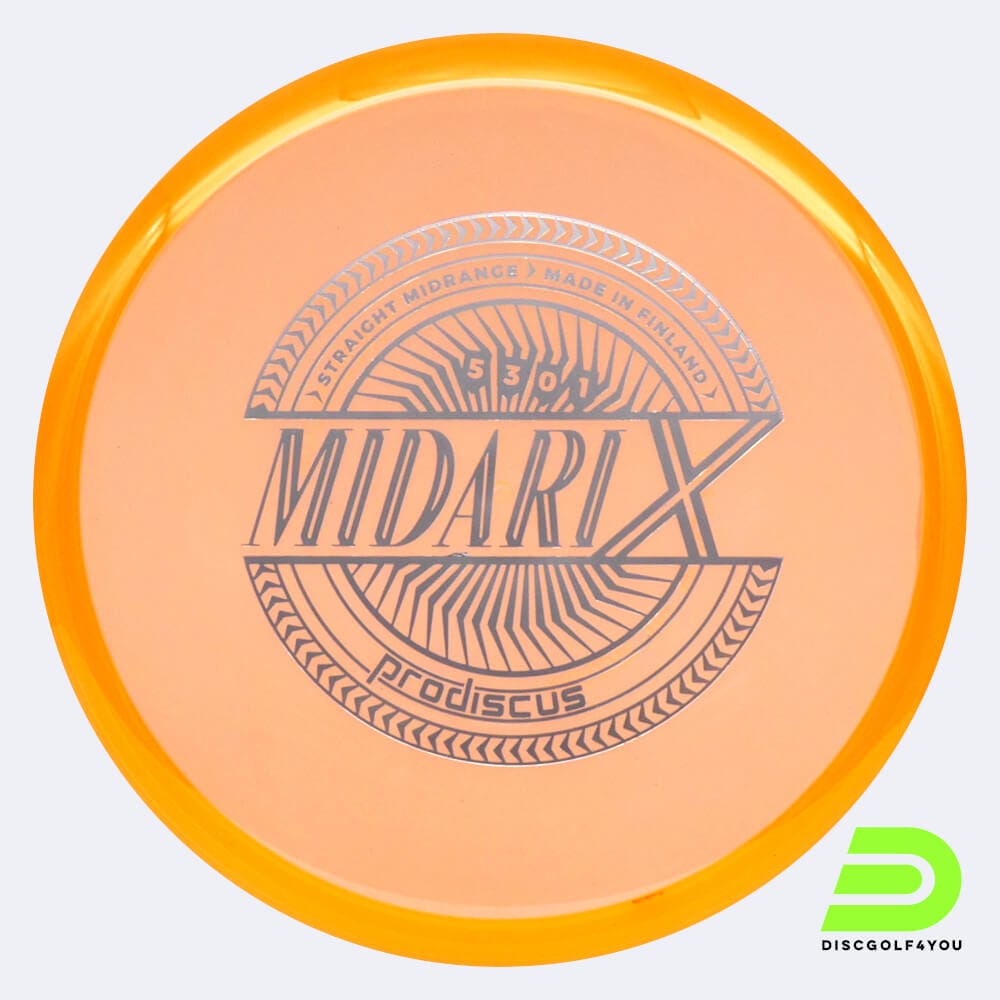 Prodiscus MidariX in orange, im Premium Kunststoff und ohne Spezialeffekt
