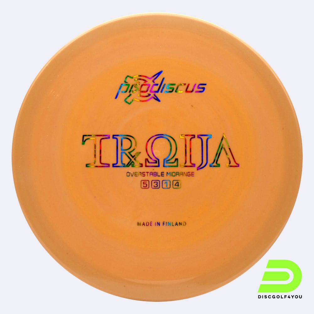 Prodiscus Troija in orange, im Ultrium Kunststoff und ohne Spezialeffekt
