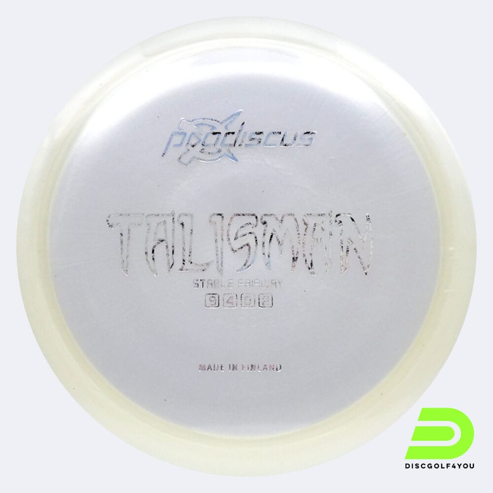 Prodiscus Talisman in weiss, im Premium Kunststoff und ohne Spezialeffekt
