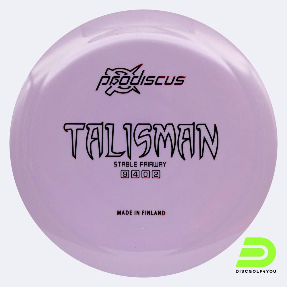 Prodiscus Talisman in purple, ultrium plastic