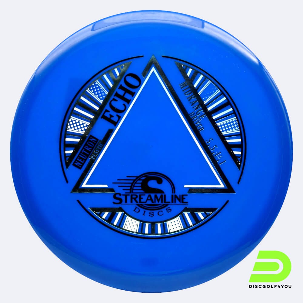 Streamline Echo in blue, neutron plastic