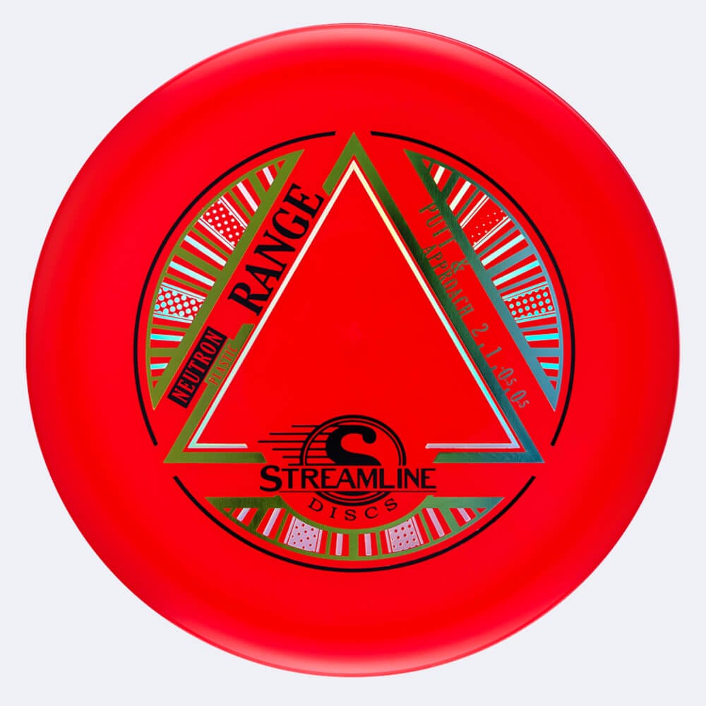 Streamline Range in red, neutron plastic