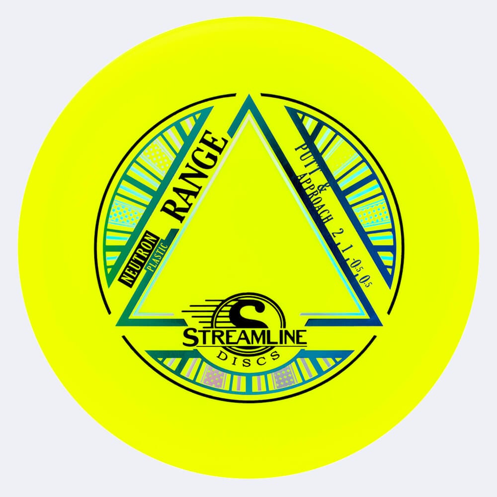 Streamline Range in yellow, neutron plastic