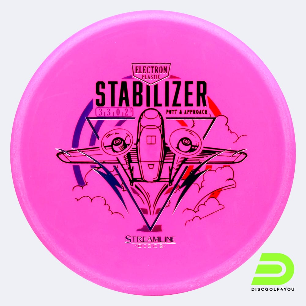 Streamline Stabilizer in rosa, im Electron Kunststoff und ohne Spezialeffekt
