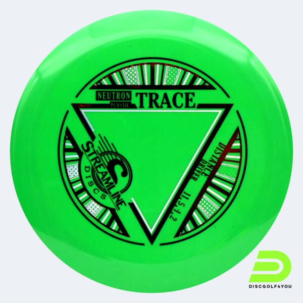 Streamline Trace in green, neutron plastic